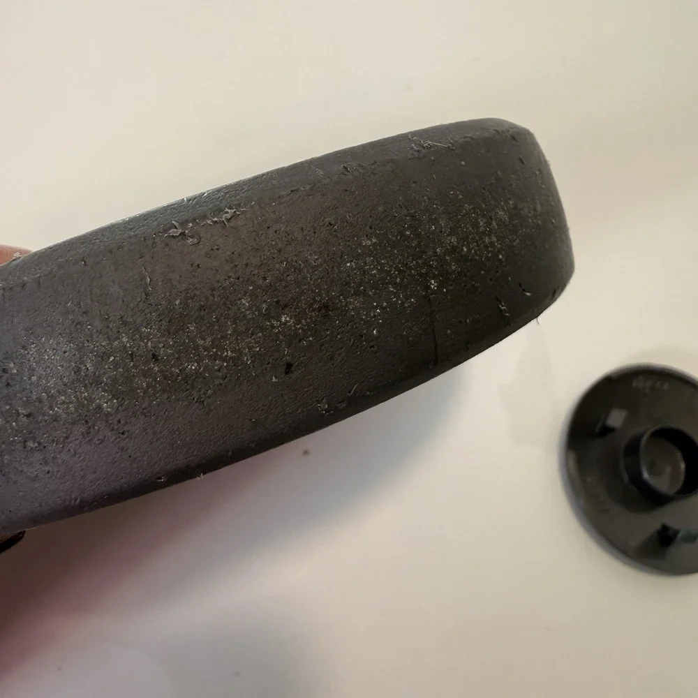 Dyson DC14 DC17 DC33 gray wheel replacement Part 04-2249‎ With Cap Pre-owned 2